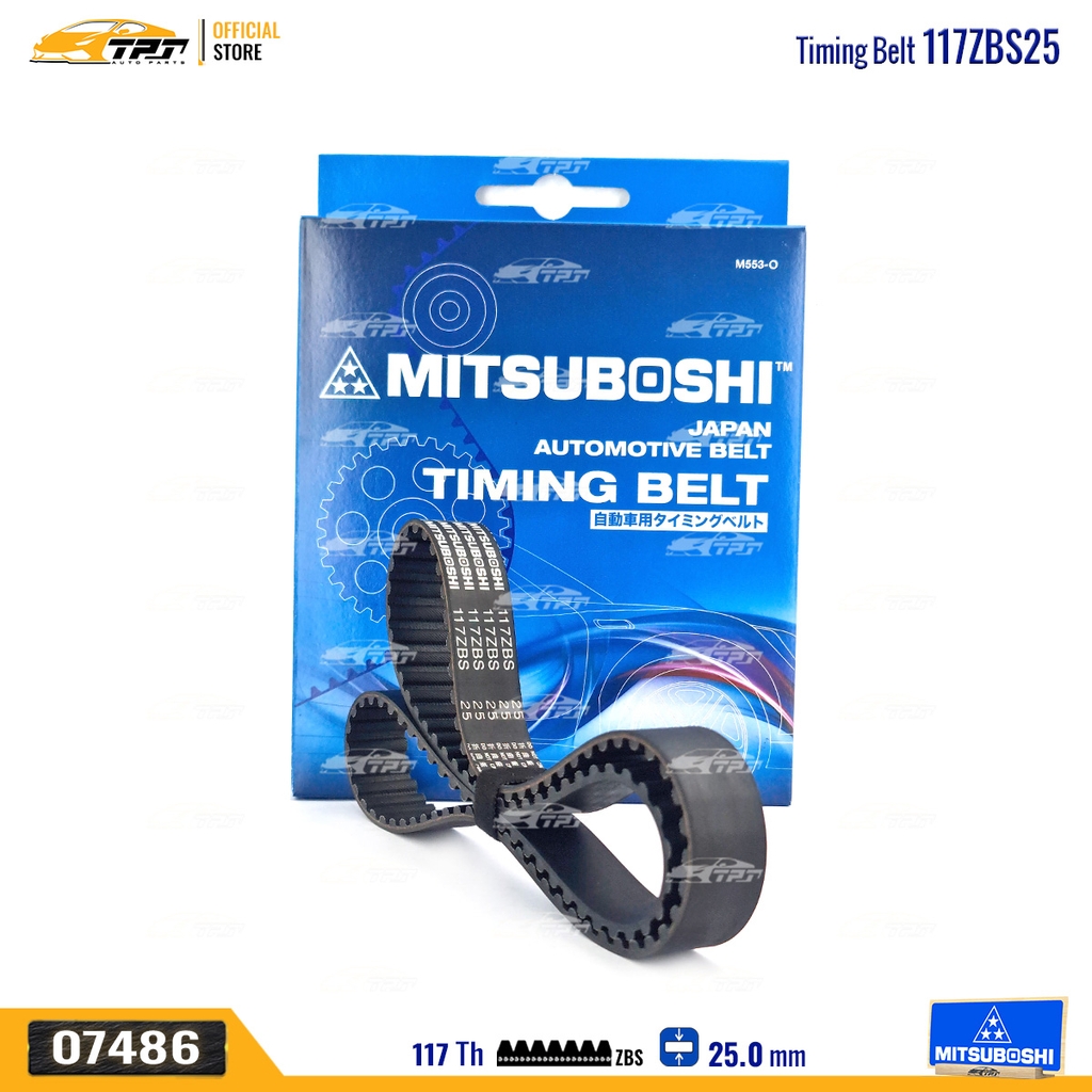 117ZBS25 Dây Curoa Cam / Dây Đai Răng Nissan SUNNY Mitsuboshi - Japan