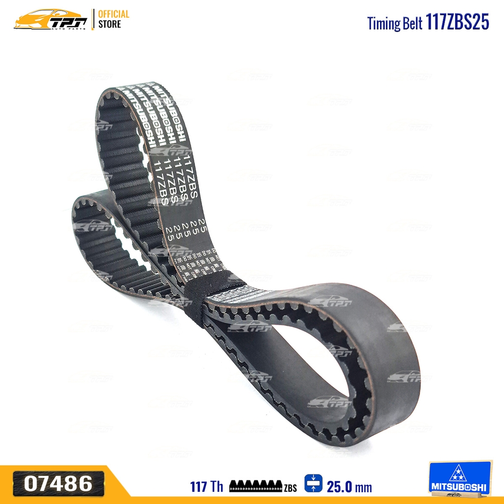 117ZBS25 Dây Curoa Cam / Dây Đai Răng Nissan SUNNY Mitsuboshi - Japan