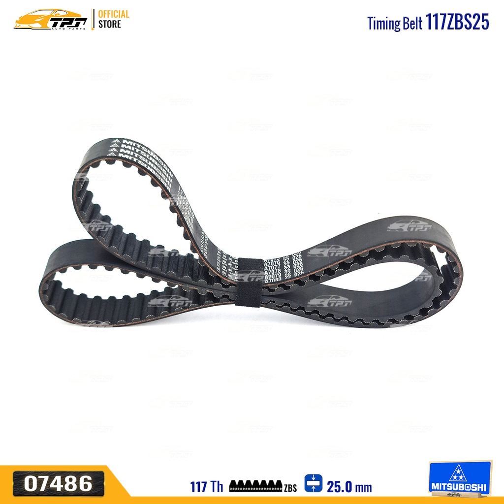 117ZBS25 Dây Curoa Cam / Dây Đai Răng Nissan SUNNY Mitsuboshi - Japan