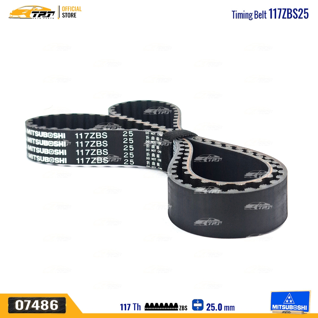 117ZBS25 Dây Curoa Cam / Dây Đai Răng Nissan SUNNY Mitsuboshi - Japan