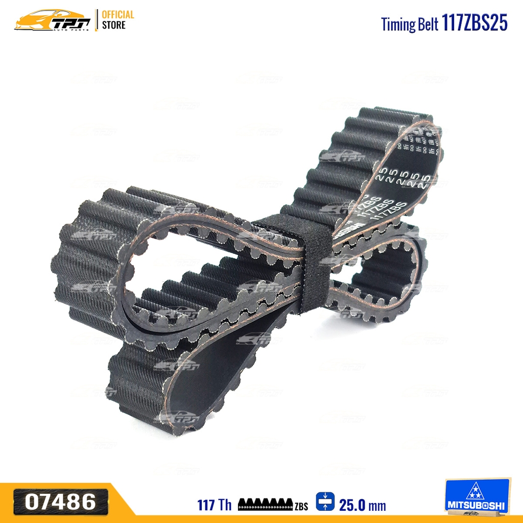 117ZBS25 Dây Curoa Cam / Dây Đai Răng Nissan SUNNY Mitsuboshi - Japan