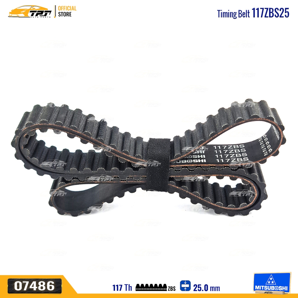 117ZBS25 Dây Curoa Cam / Dây Đai Răng Nissan SUNNY Mitsuboshi - Japan