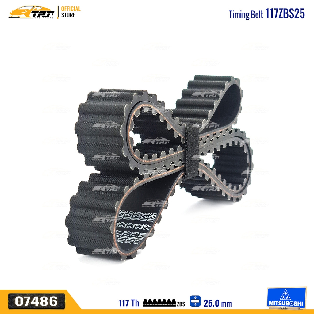 117ZBS25 Dây Curoa Cam / Dây Đai Răng Nissan SUNNY Mitsuboshi - Japan