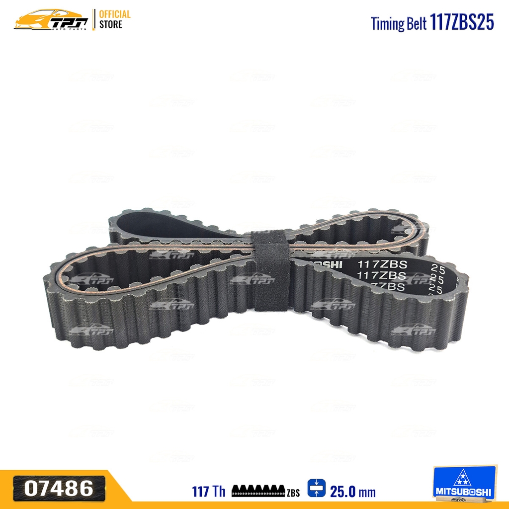 117ZBS25 Dây Curoa Cam / Dây Đai Răng Nissan SUNNY Mitsuboshi - Japan