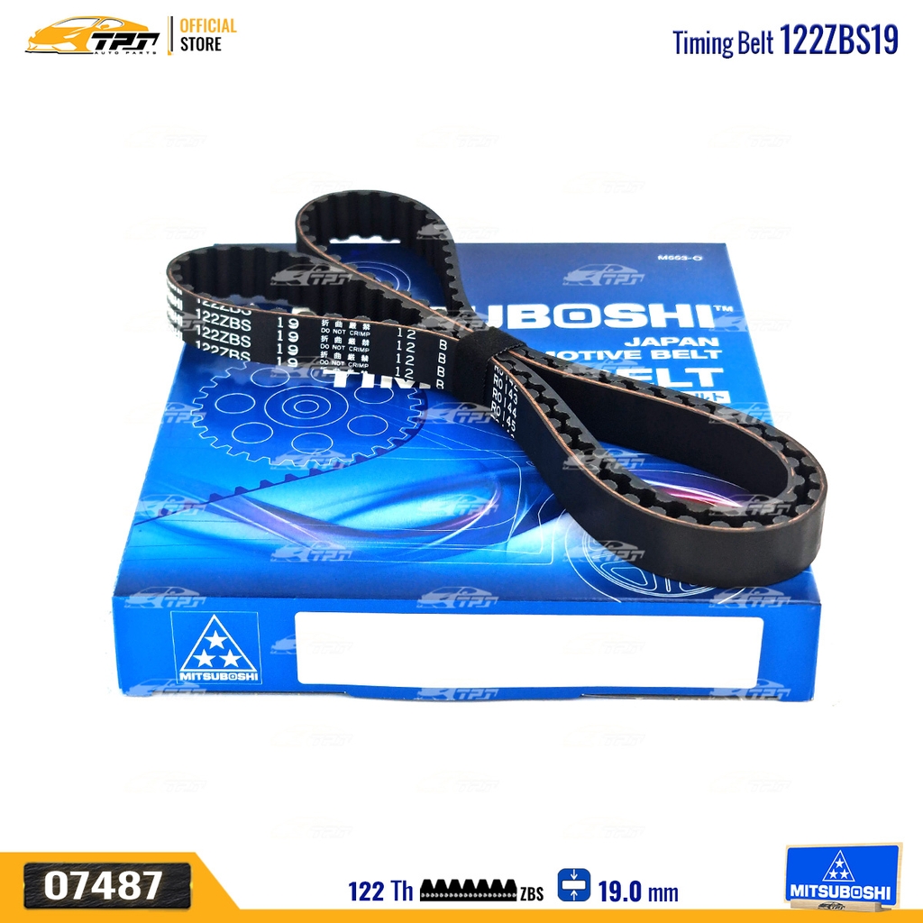 122ZBS19 Dây Curoa Cam / Dây Đai Răng Mitsubishi OUTLANDER - GALANT Mitsuboshi - Japan