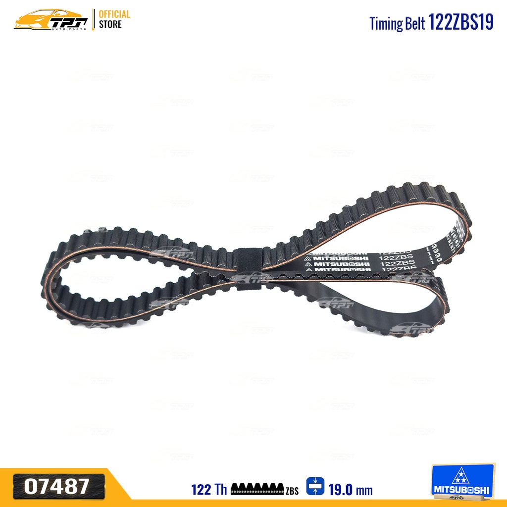 122ZBS19 Dây Curoa Cam / Dây Đai Răng Mitsubishi OUTLANDER - GALANT Mitsuboshi - Japan