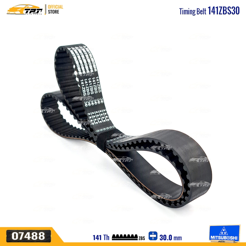 141ZBS30 Dây Curoa Cam / Dây Đai Răng Nissan CARAVAN - BLUEBIRD - SERENA Mitsuboshi - Japan