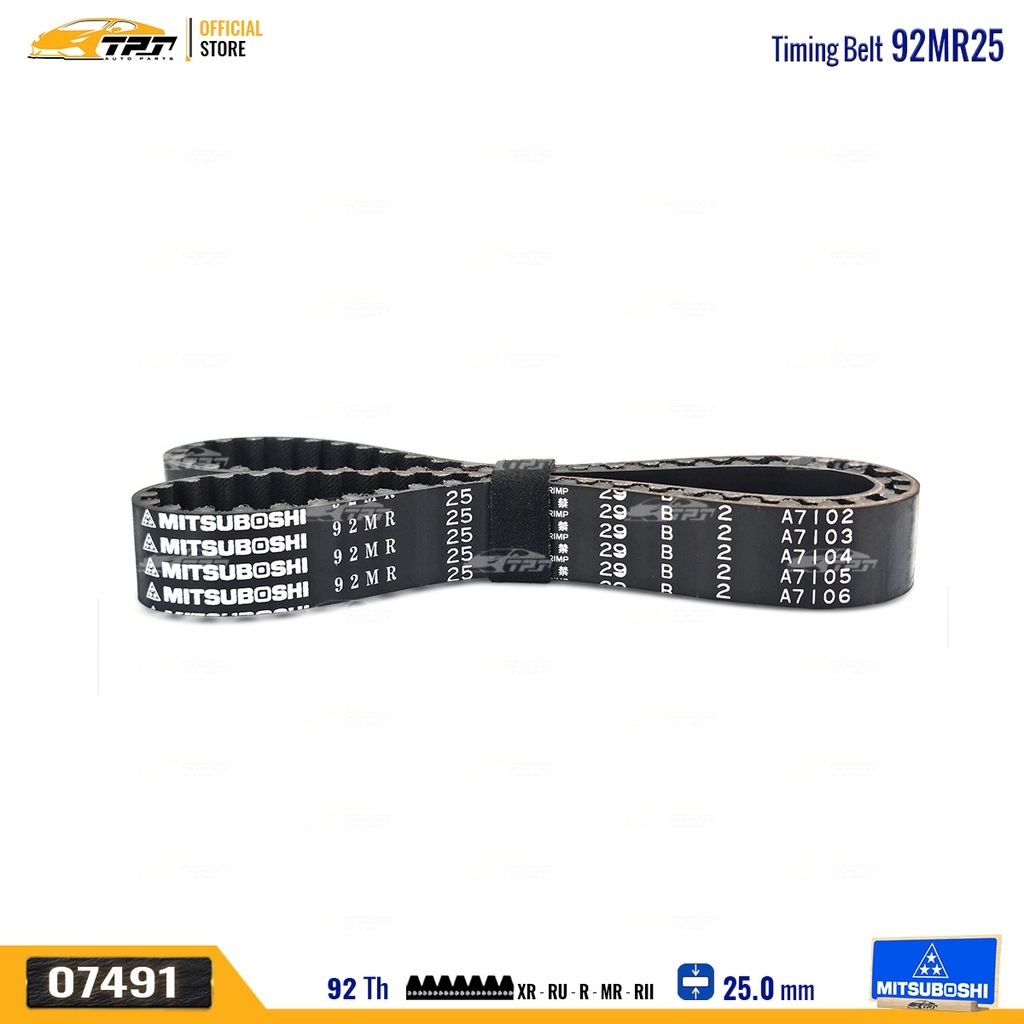 92MR25 Dây Curoa Cam / Dây Đai Răng Toyota LAND CRUISER 4.2 Mitsuboshi - Japan