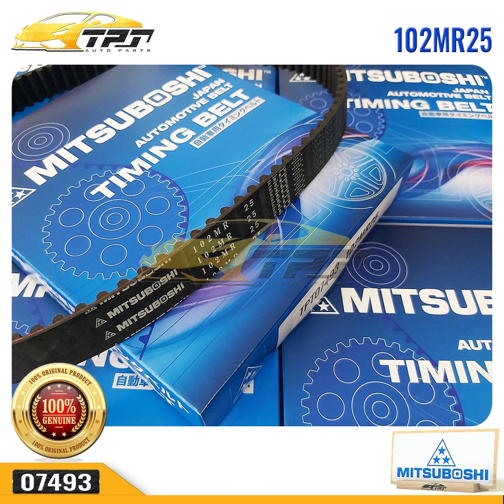 102MR25 Dây Curoa Cam / Dây Đai Răng Toyota PRADO - 4 RUNNER - LAND CRUISER - HIACE Mitsuboshi - Japan