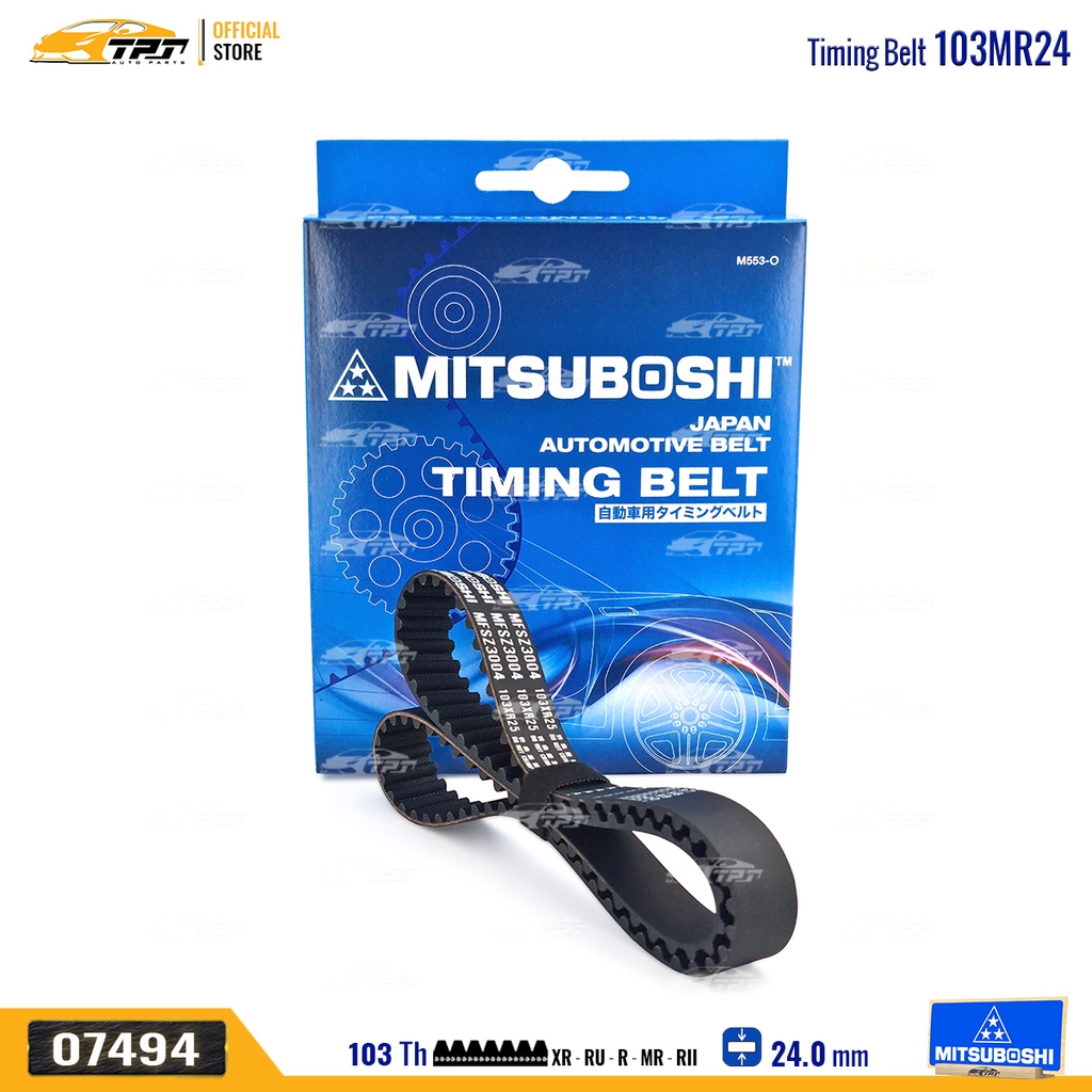 103MR24 Dây Curoa Cam / Dây Đai Răng Honda CIVIC 1.5 - CITY 1.3-1.5 - JAZZ Mitsuboshi - Japan