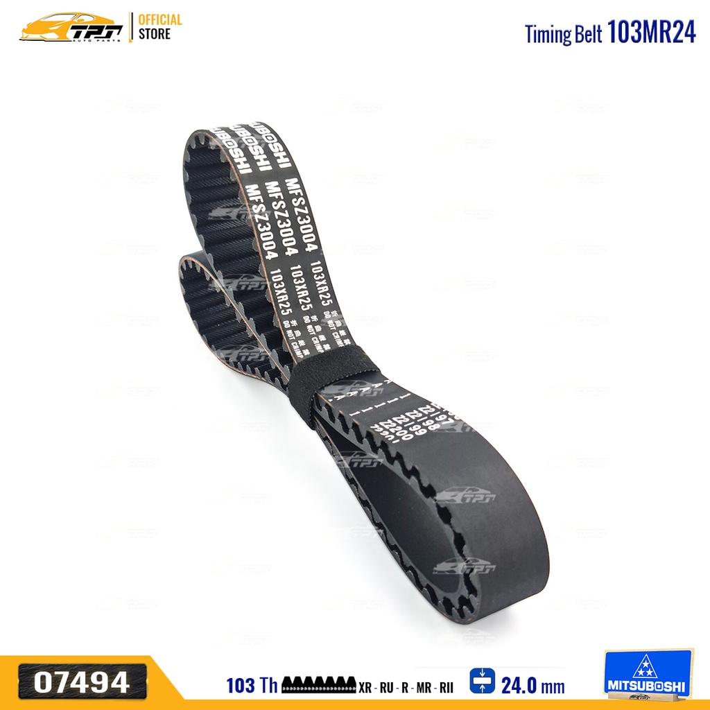 103MR24 Dây Curoa Cam / Dây Đai Răng Honda CIVIC 1.5 - CITY 1.3-1.5 - JAZZ Mitsuboshi - Japan