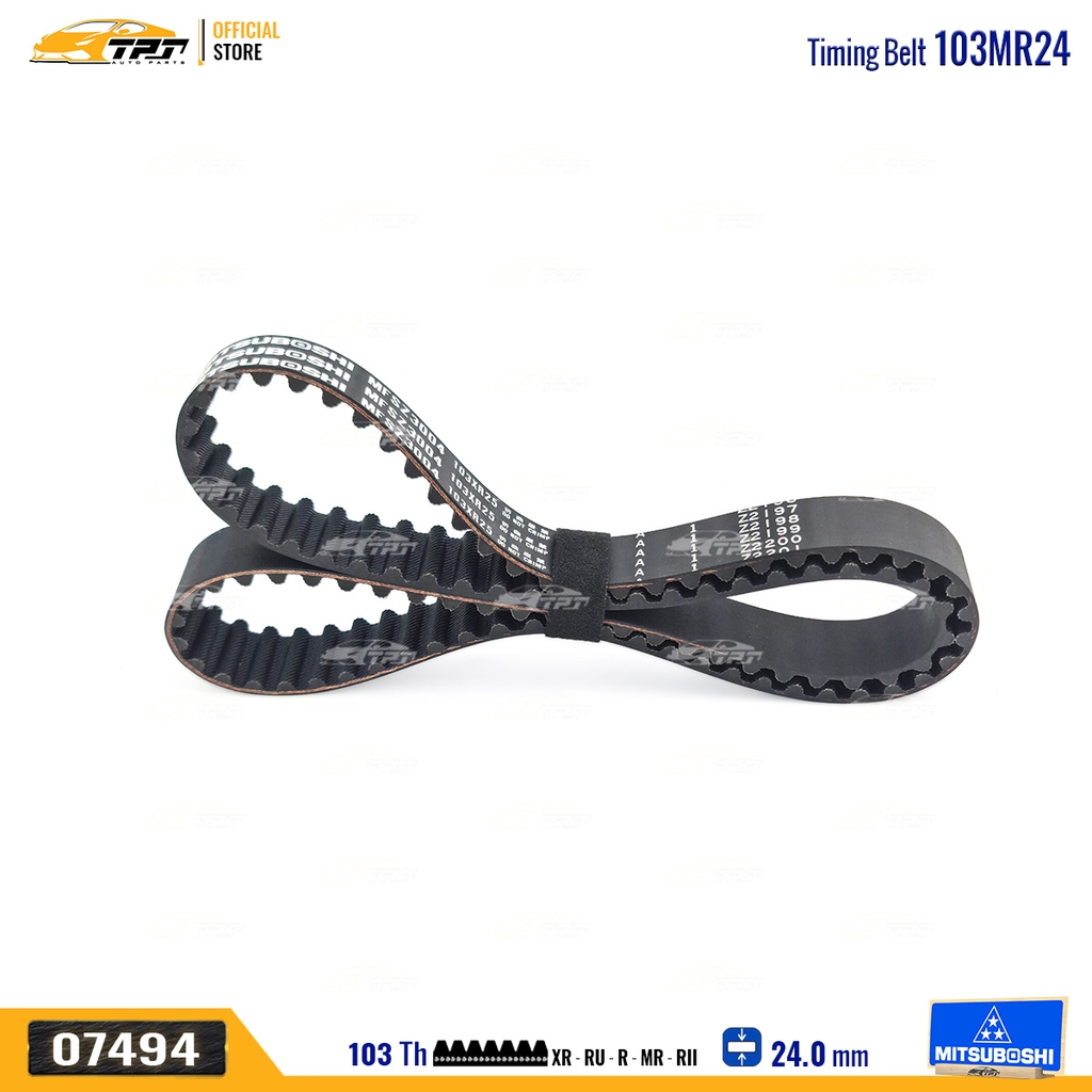 103MR24 Dây Curoa Cam / Dây Đai Răng Honda CIVIC 1.5 - CITY 1.3-1.5 - JAZZ Mitsuboshi - Japan