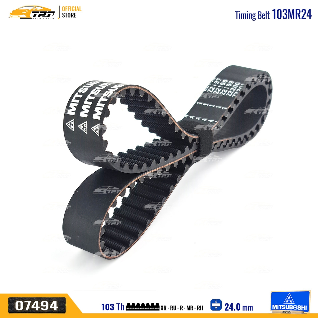 103MR24 Dây Curoa Cam / Dây Đai Răng Honda CIVIC 1.5 - CITY 1.3-1.5 - JAZZ Mitsuboshi - Japan