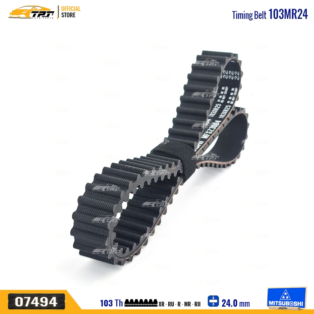 103MR24 Dây Curoa Cam / Dây Đai Răng Honda CIVIC 1.5 - CITY 1.3-1.5 - JAZZ Mitsuboshi - Japan