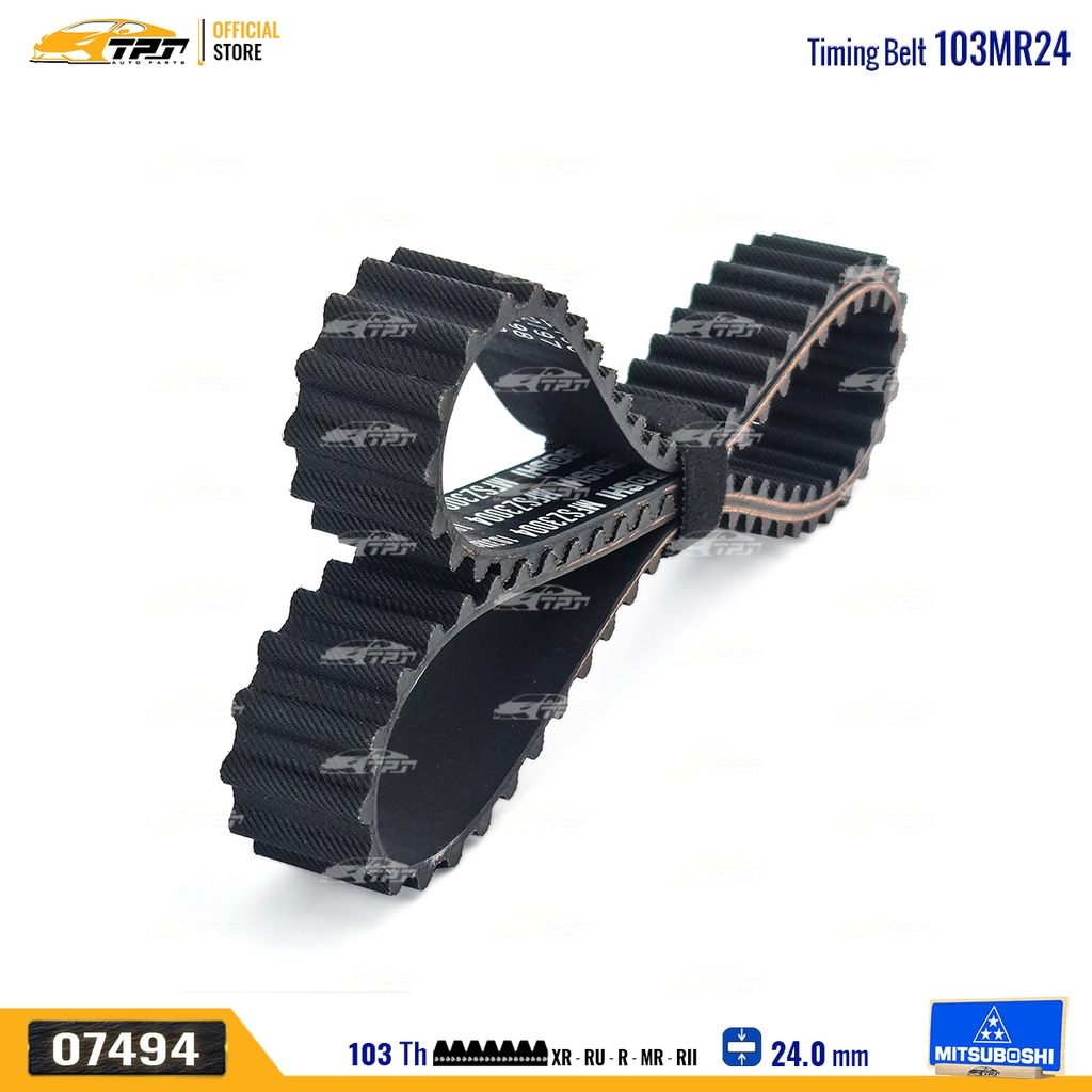 103MR24 Dây Curoa Cam / Dây Đai Răng Honda CIVIC 1.5 - CITY 1.3-1.5 - JAZZ Mitsuboshi - Japan