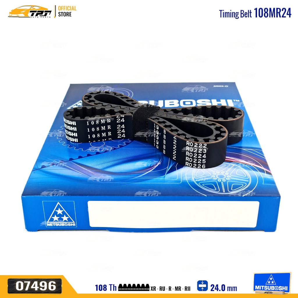 108MR24 Dây Curoa Cam / Dây Đai Răng Honda ACCORD 1.8 Mitsuboshi - Japan