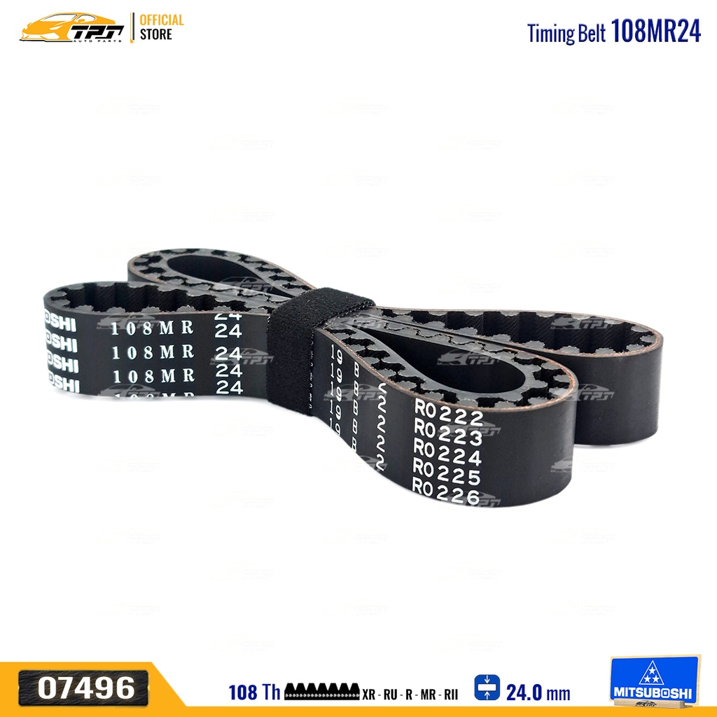 108MR24 Dây Curoa Cam / Dây Đai Răng Honda ACCORD 1.8 Mitsuboshi - Japan
