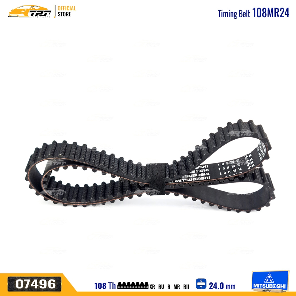 108MR24 Dây Curoa Cam / Dây Đai Răng Honda ACCORD 1.8 Mitsuboshi - Japan