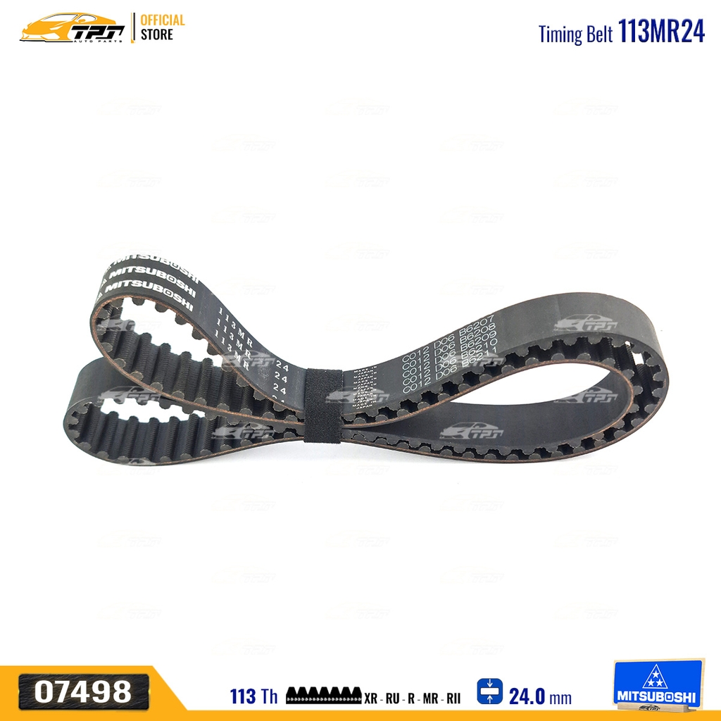 113MR24 Dây Curoa Cam / Dây Đai Răng Honda ACCORD 1.8-2.2 - ODYSSEY 2.2 Mitsuboshi - Japan