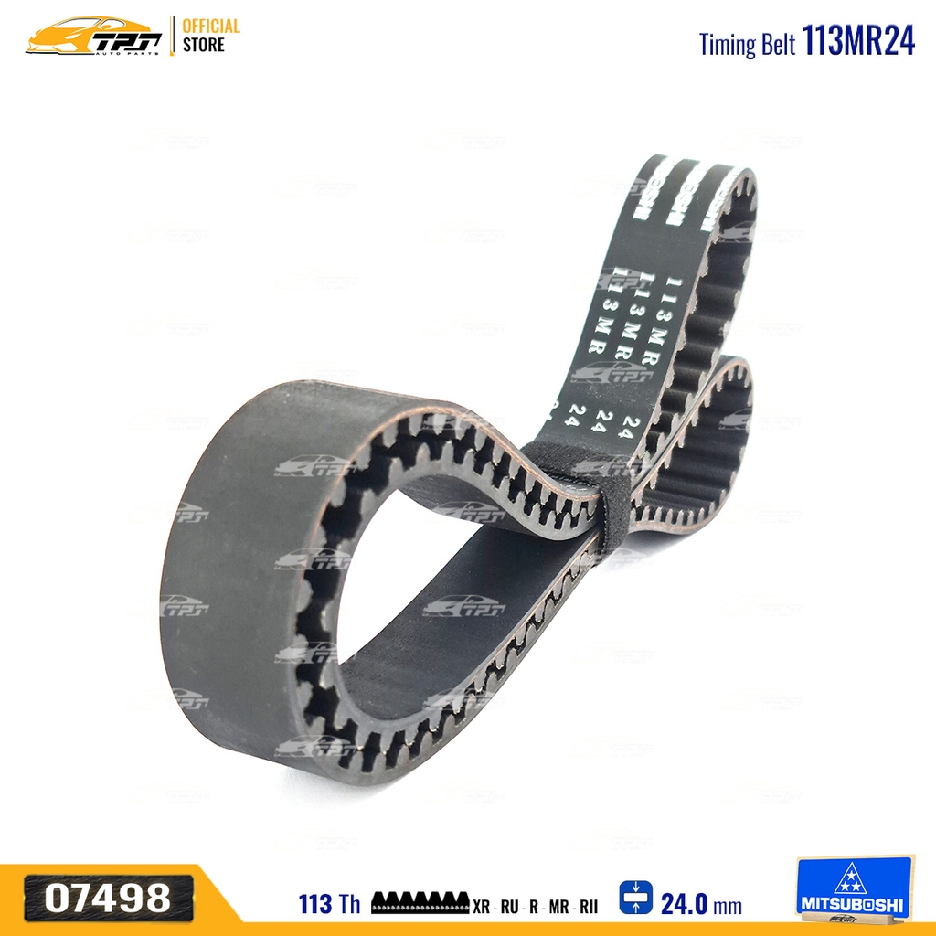 113MR24 Dây Curoa Cam / Dây Đai Răng Honda ACCORD 1.8-2.2 - ODYSSEY 2.2 Mitsuboshi - Japan