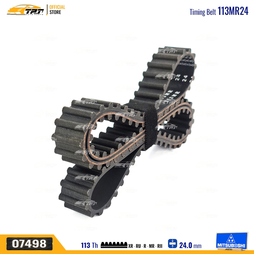 113MR24 Dây Curoa Cam / Dây Đai Răng Honda ACCORD 1.8-2.2 - ODYSSEY 2.2 Mitsuboshi - Japan