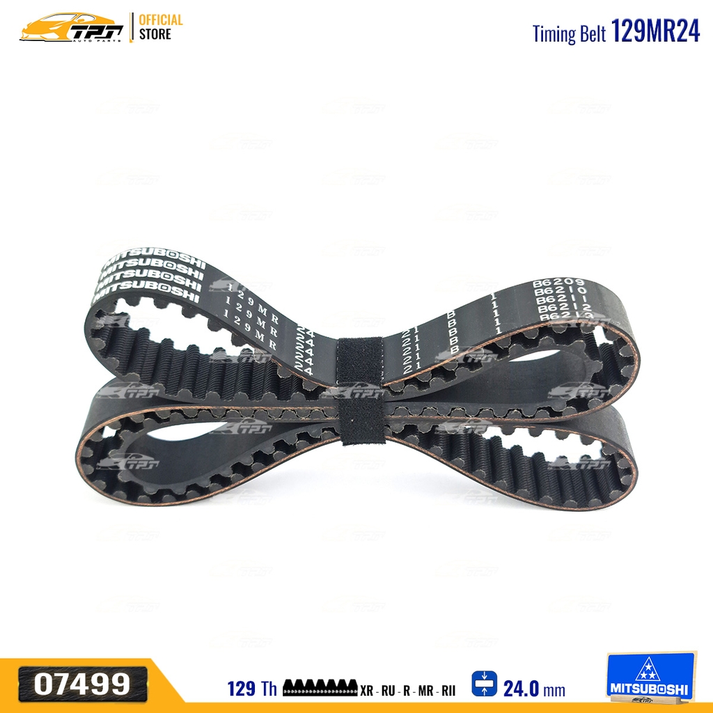 129MR24 Dây Curoa Cam / Dây Đai Răng Honda CRX 1.6 83-87 - INTEGRA 1.6 Mitsuboshi - Japan