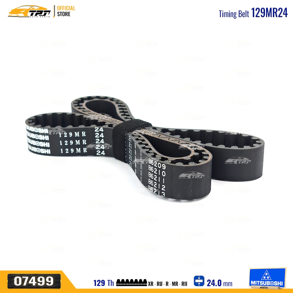 129MR24 Dây Curoa Cam / Dây Đai Răng Honda CRX 1.6 83-87 - INTEGRA 1.6 Mitsuboshi - Japan