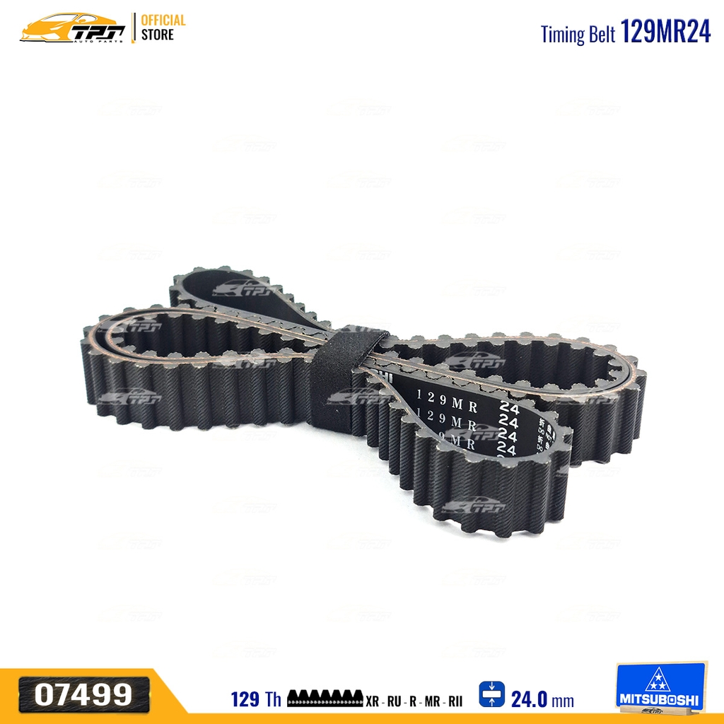 129MR24 Dây Curoa Cam / Dây Đai Răng Honda CRX 1.6 83-87 - INTEGRA 1.6 Mitsuboshi - Japan