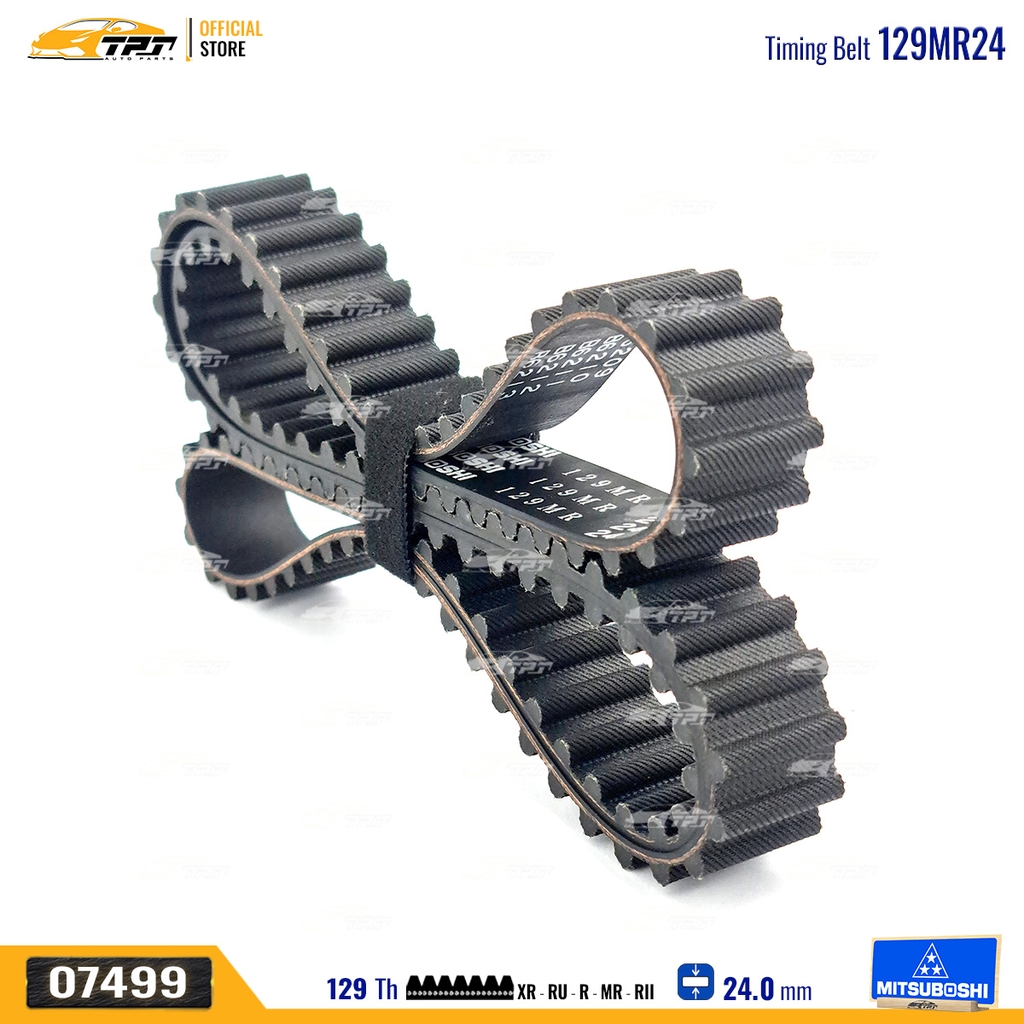 129MR24 Dây Curoa Cam / Dây Đai Răng Honda CRX 1.6 83-87 - INTEGRA 1.6 Mitsuboshi - Japan