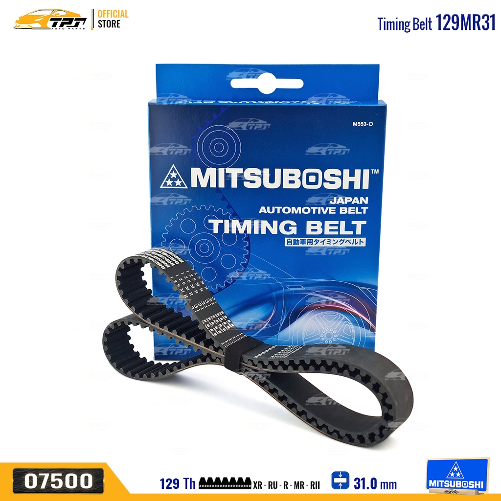 129MR31 Dây Curoa Cam / Dây Đai Răng Toyota HIACE 3.0 Mitsuboshi - Japan