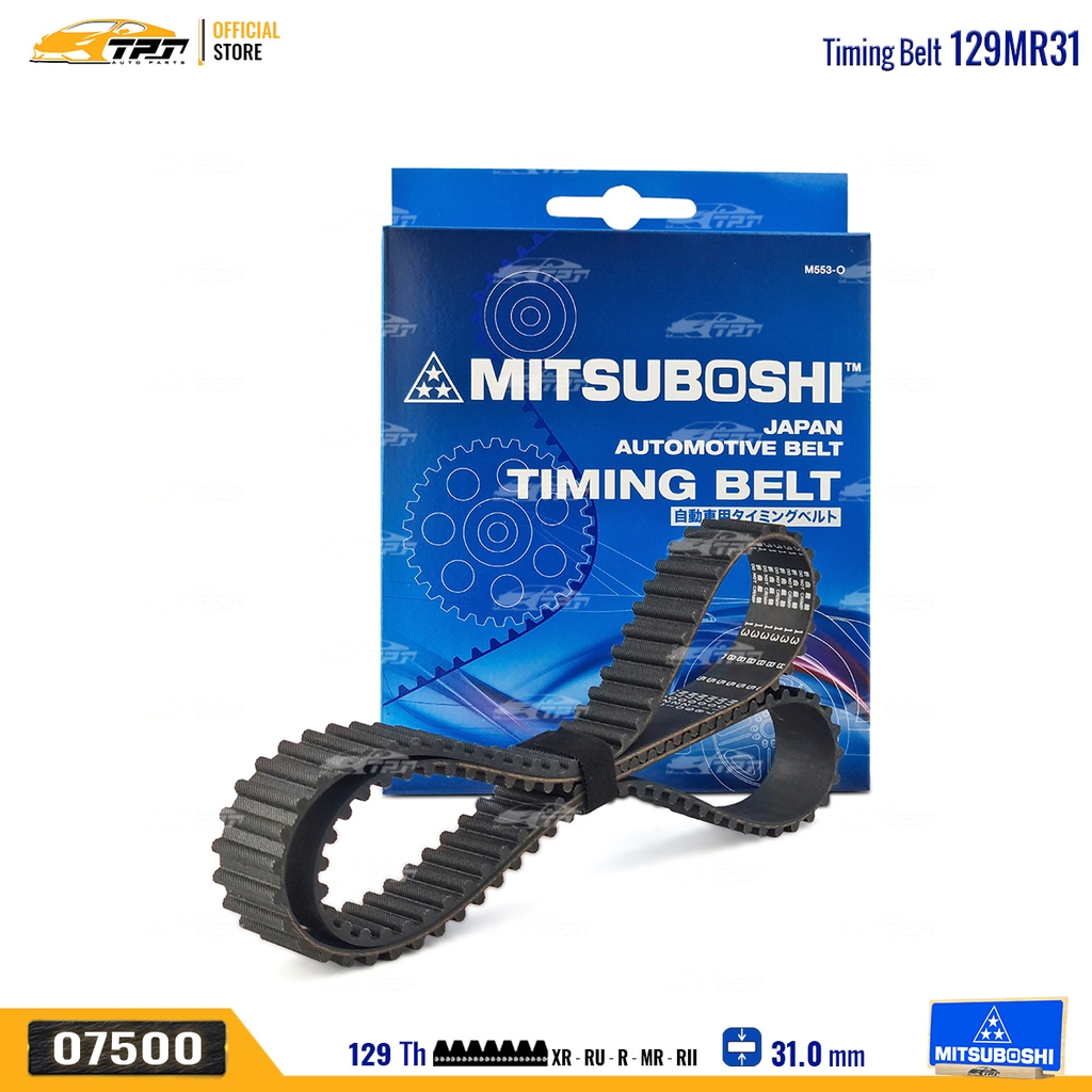 129MR31 Dây Curoa Cam / Dây Đai Răng Toyota HIACE 3.0 Mitsuboshi - Japan