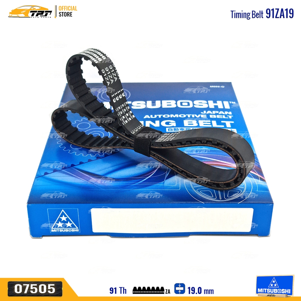 91ZA19 Dây Curoa Cam / Dây Đai Răng Daihatsu CHARADE G1 - Nissan MICRA 82-92 Mitsuboshi - Japan