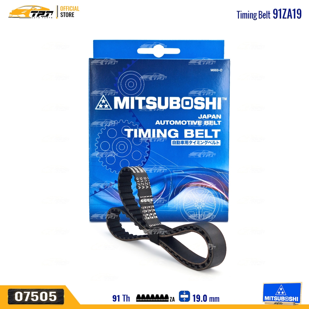 91ZA19 Dây Curoa Cam / Dây Đai Răng Daihatsu CHARADE G1 - Nissan MICRA 82-92 Mitsuboshi - Japan