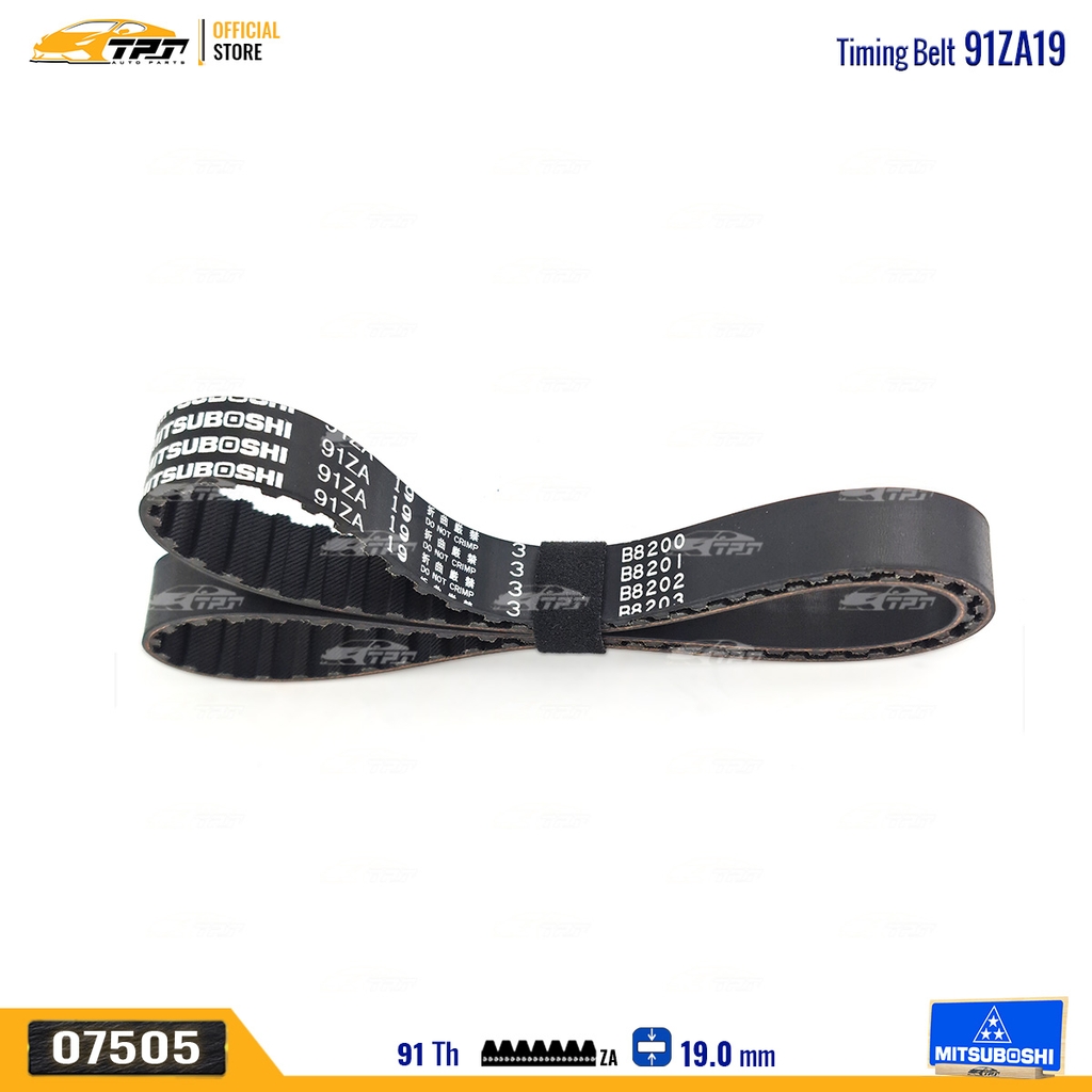 91ZA19 Dây Curoa Cam / Dây Đai Răng Daihatsu CHARADE G1 - Nissan MICRA 82-92 Mitsuboshi - Japan