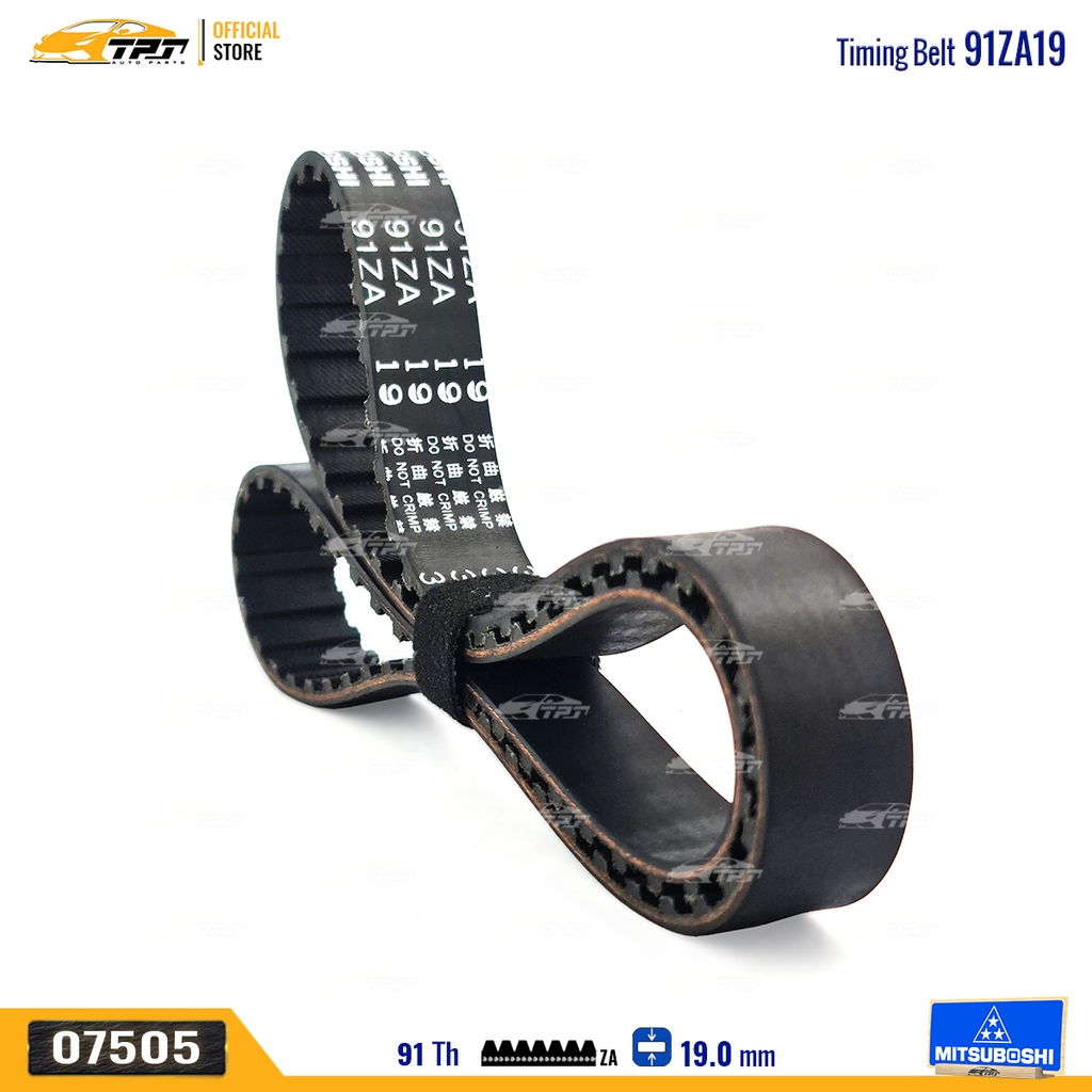 91ZA19 Dây Curoa Cam / Dây Đai Răng Daihatsu CHARADE G1 - Nissan MICRA 82-92 Mitsuboshi - Japan