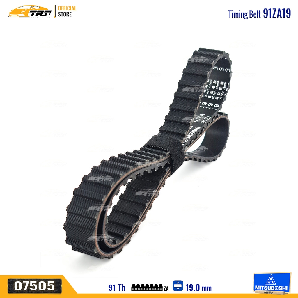 91ZA19 Dây Curoa Cam / Dây Đai Răng Daihatsu CHARADE G1 - Nissan MICRA 82-92 Mitsuboshi - Japan