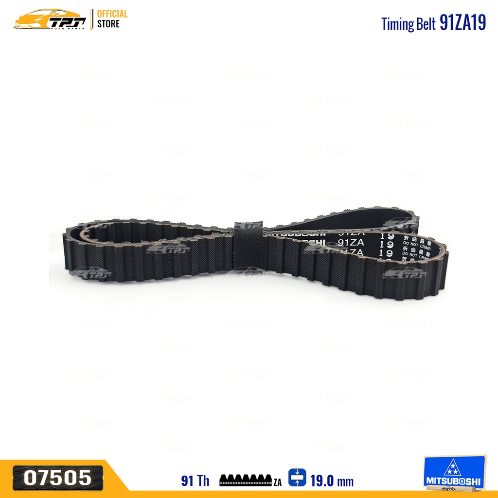 91ZA19 Dây Curoa Cam / Dây Đai Răng Daihatsu CHARADE G1 - Nissan MICRA 82-92 Mitsuboshi - Japan