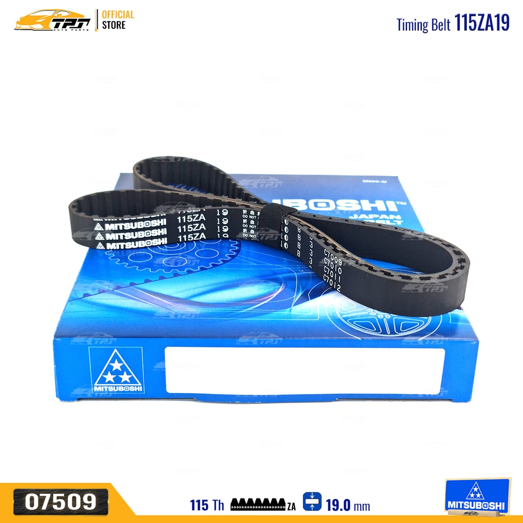 115ZA19 Dây Curoa Cam / Dây Đai Răng Isuzu 1.6-2.3 Mitsuboshi - Japan