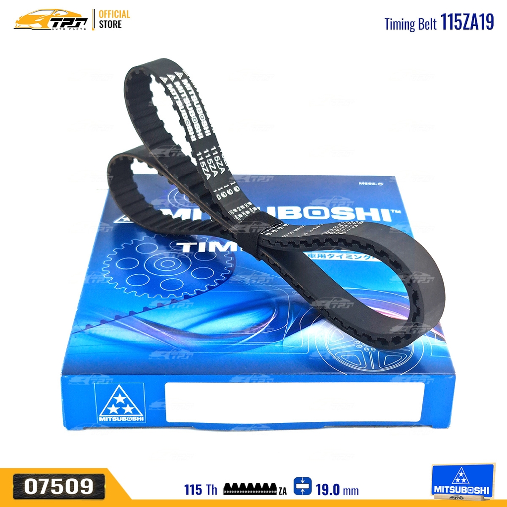 115ZA19 Dây Curoa Cam / Dây Đai Răng Isuzu 1.6-2.3 Mitsuboshi - Japan