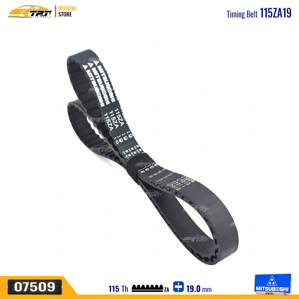 115ZA19 Dây Curoa Cam / Dây Đai Răng Isuzu 1.6-2.3 Mitsuboshi - Japan