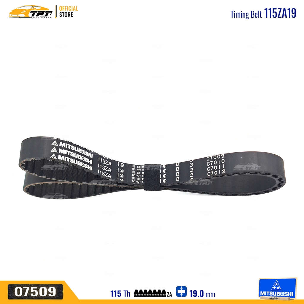 115ZA19 Dây Curoa Cam / Dây Đai Răng Isuzu 1.6-2.3 Mitsuboshi - Japan