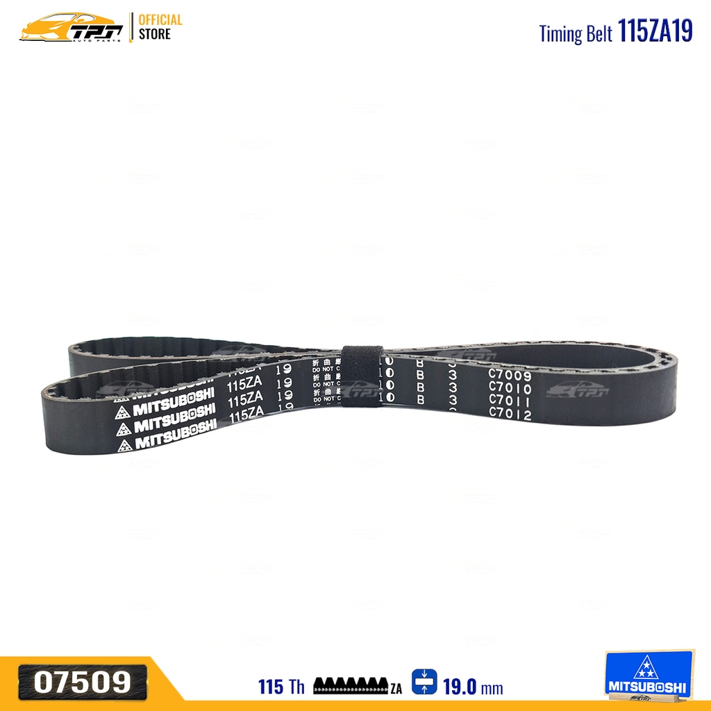 115ZA19 Dây Curoa Cam / Dây Đai Răng Isuzu 1.6-2.3 Mitsuboshi - Japan