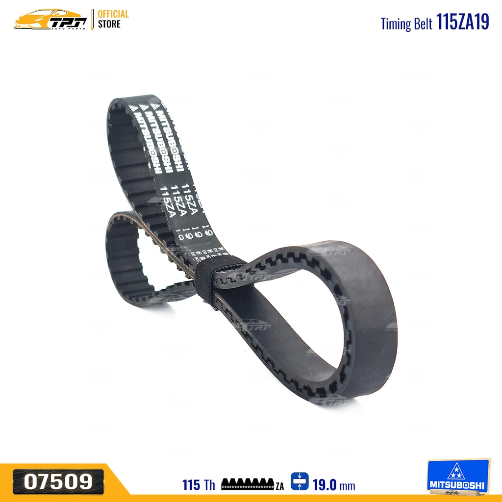 115ZA19 Dây Curoa Cam / Dây Đai Răng Isuzu 1.6-2.3 Mitsuboshi - Japan