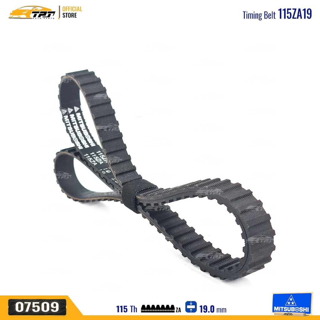 115ZA19 Dây Curoa Cam / Dây Đai Răng Isuzu 1.6-2.3 Mitsuboshi - Japan