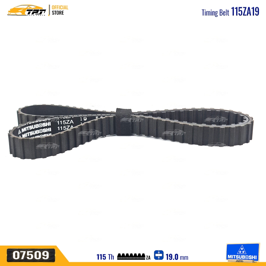 115ZA19 Dây Curoa Cam / Dây Đai Răng Isuzu 1.6-2.3 Mitsuboshi - Japan