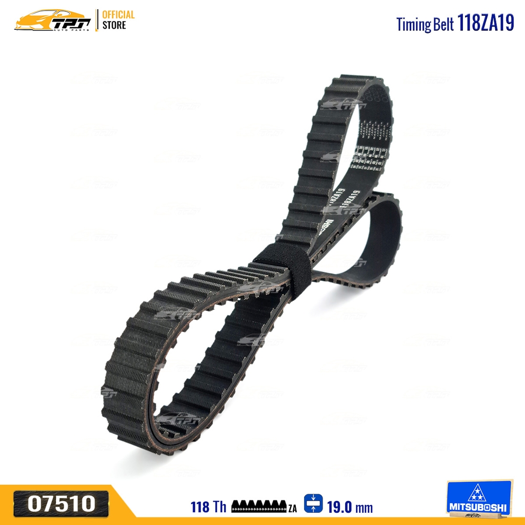 118ZA19 Dây Curoa Cam / Dây Đai Răng Fiat 1.3-1.5 Mitsuboshi - Japan