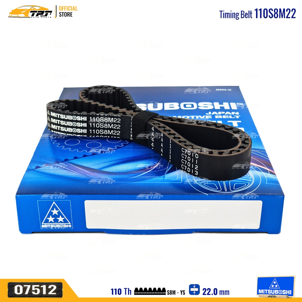 110S8M22 Dây Curoa Cam / Dây Đai Răng Hyundai ACCENT 1.5 - GETZ 1.3 - VERNA 1.3 Mitsuboshi - Japan