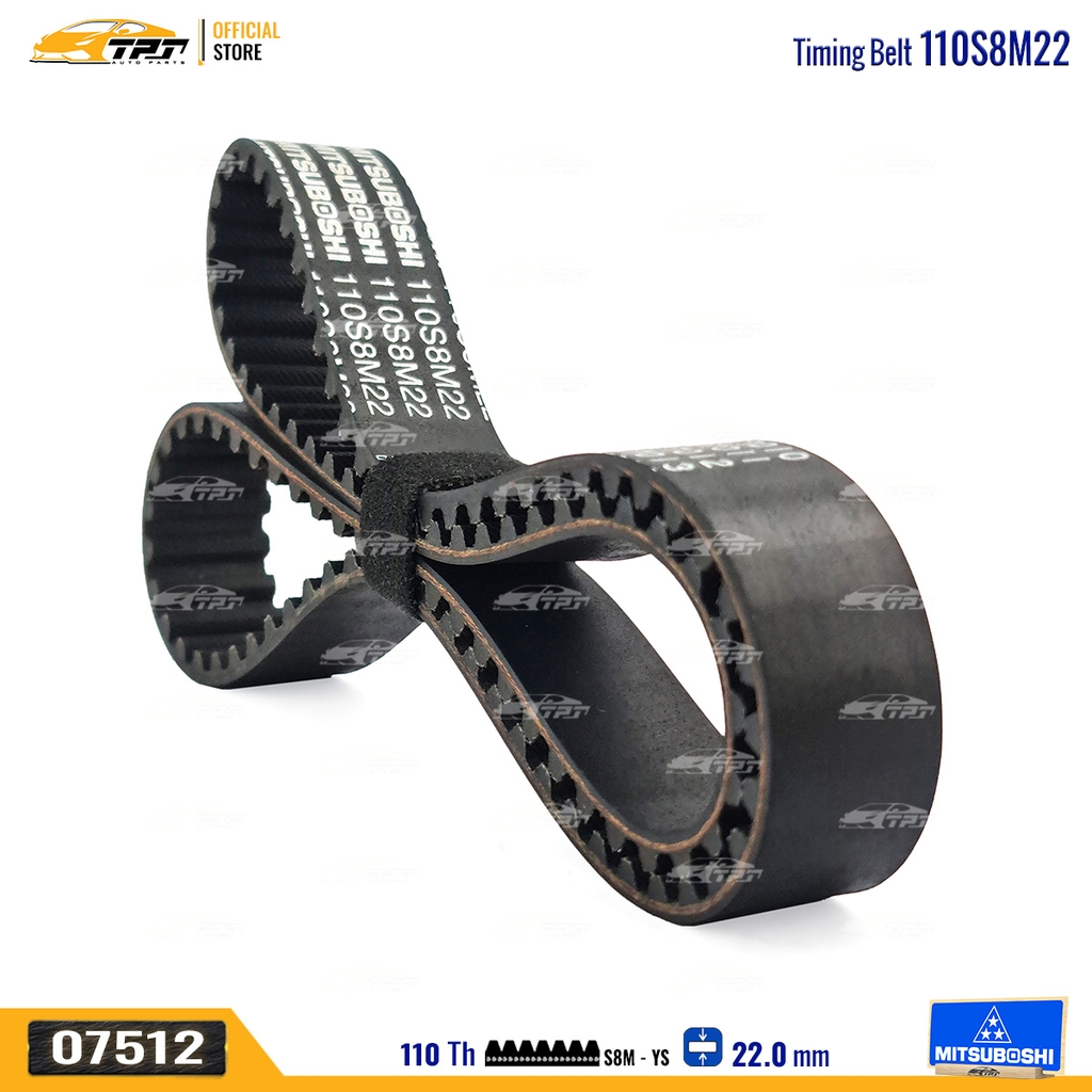 110S8M22 Dây Curoa Cam / Dây Đai Răng Hyundai ACCENT 1.5 - GETZ 1.3 - VERNA 1.3 Mitsuboshi - Japan