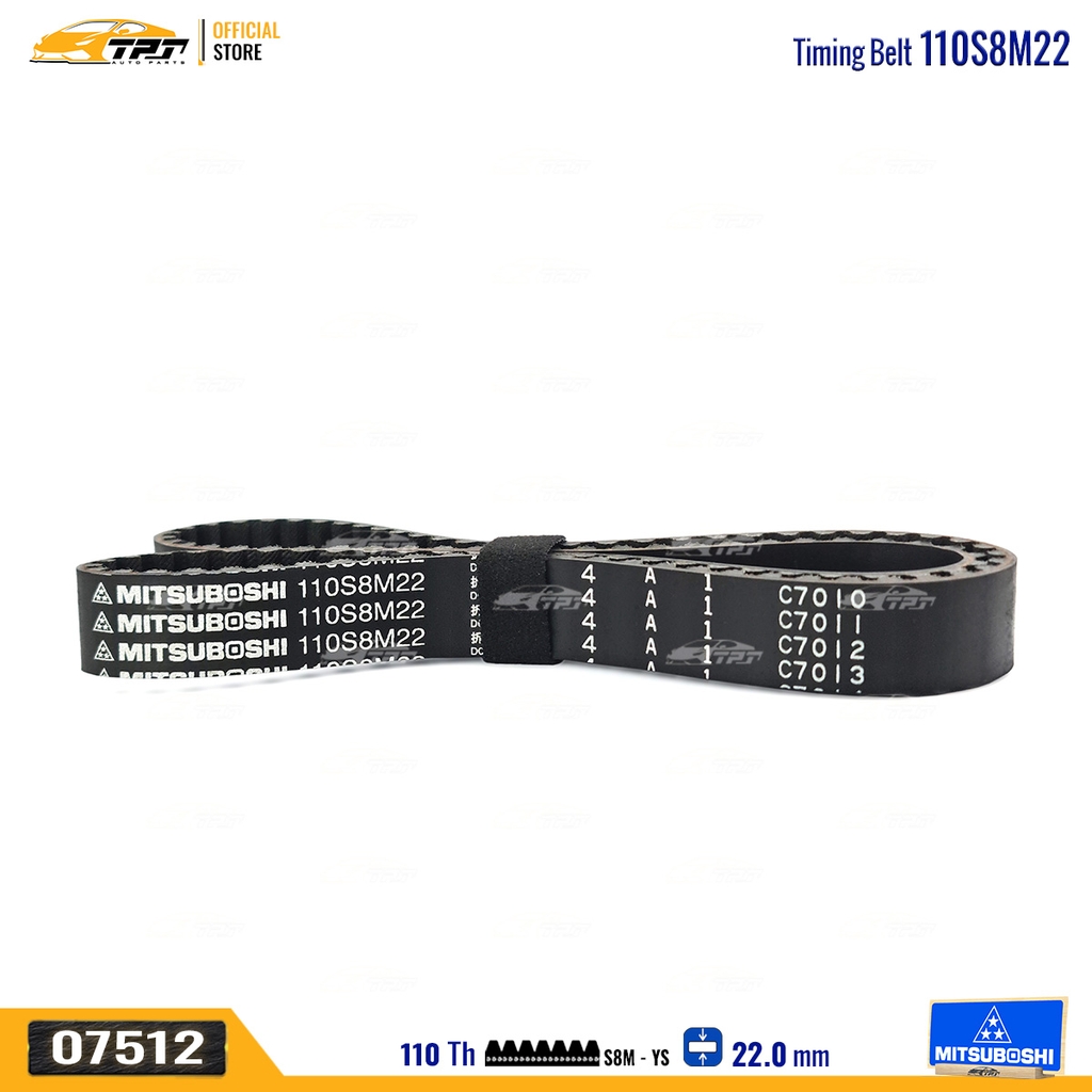 110S8M22 Dây Curoa Cam / Dây Đai Răng Hyundai ACCENT 1.5 - GETZ 1.3 - VERNA 1.3 Mitsuboshi - Japan