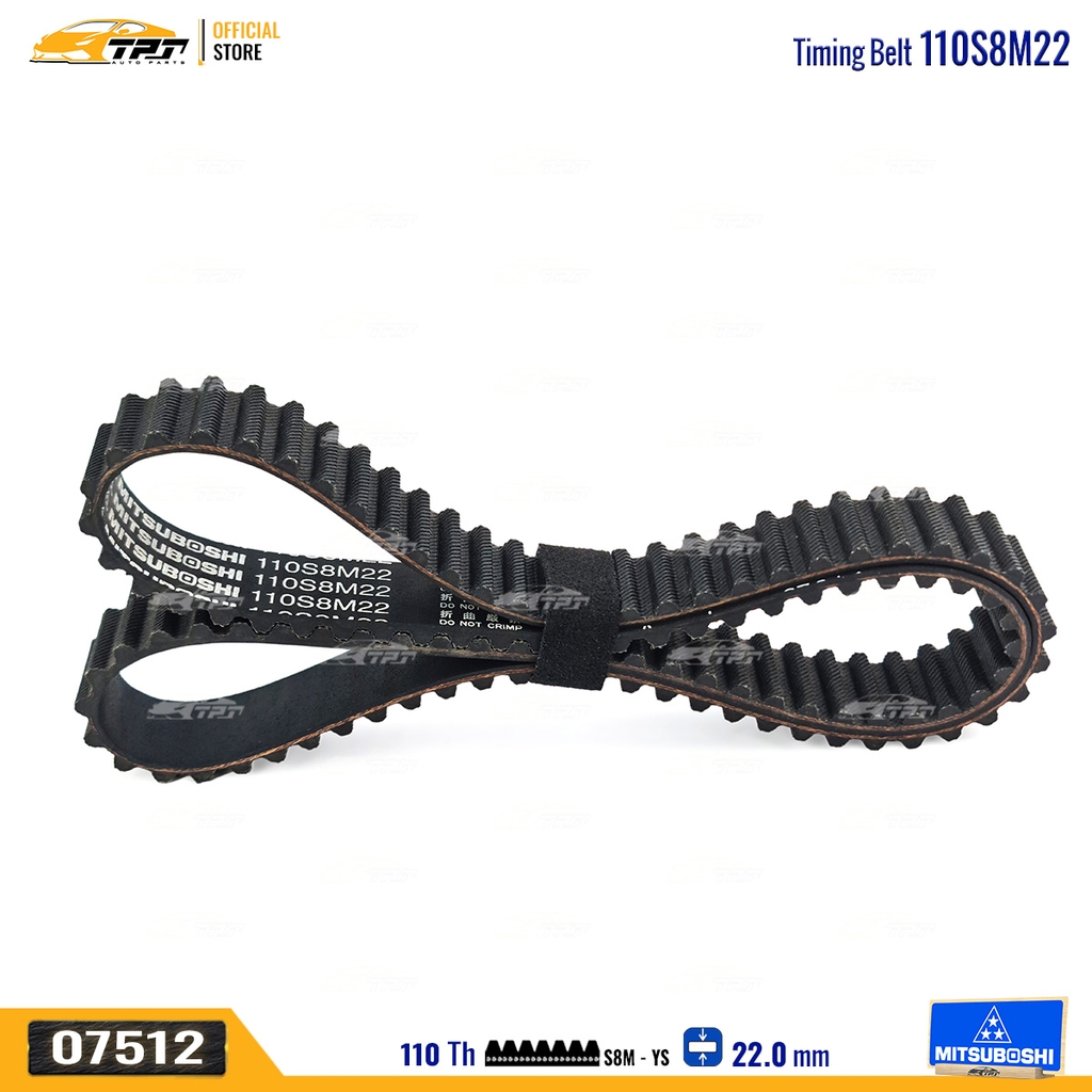 110S8M22 Dây Curoa Cam / Dây Đai Răng Hyundai ACCENT 1.5 - GETZ 1.3 - VERNA 1.3 Mitsuboshi - Japan